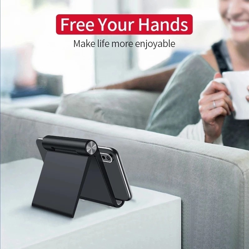 Holder Meja / Standing Hp Tablet Universal Stand - Dudukan Handphone