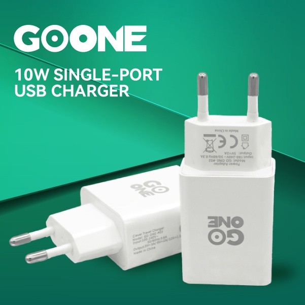 GOONE Kepala Charger Dual Port 10W Single Port USB Charger