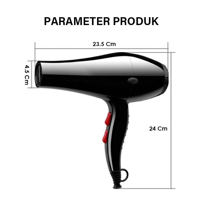 GM Bear Hair Dryer Compact 1328 - Vlasy Pengering Rambut