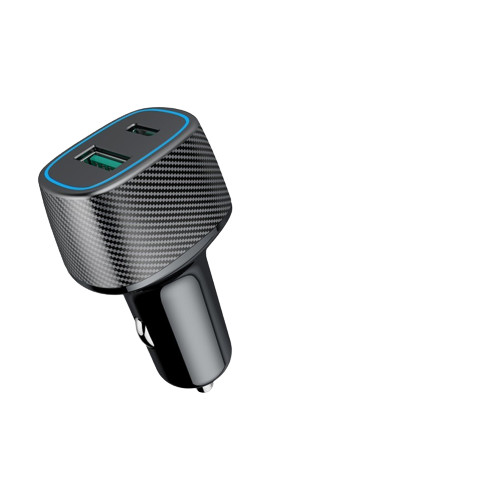 Hippo Car Charger SV2 Total Output 69W Dual port USB A Type C PD QC.4+
