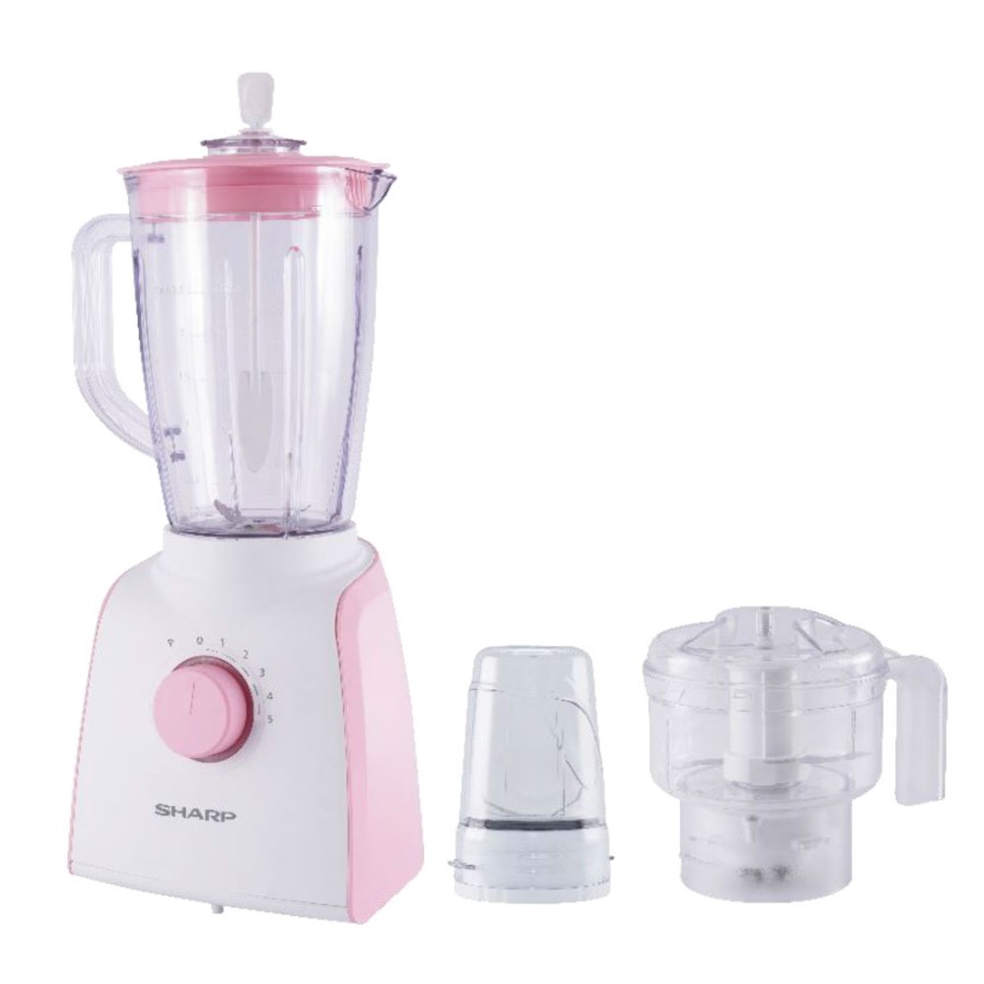Sharp EM152PPK Blender Plastik 1.5 Liter 350 Watt Pink + Chopper