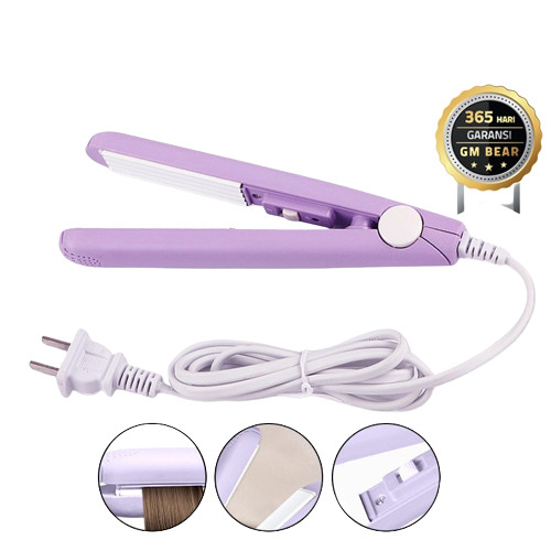 GM Bear Catokan Rambut Mini 1113 - Mini Portable Hair Straightener