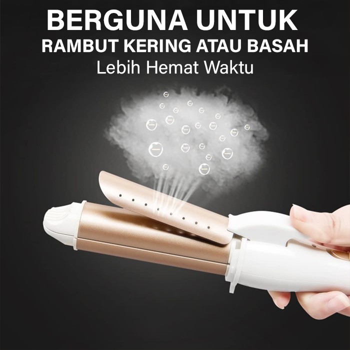 GM Bear Bundle Hemat Hair Dryer 1115 + Catokan Rambut (2 in 1) 1173