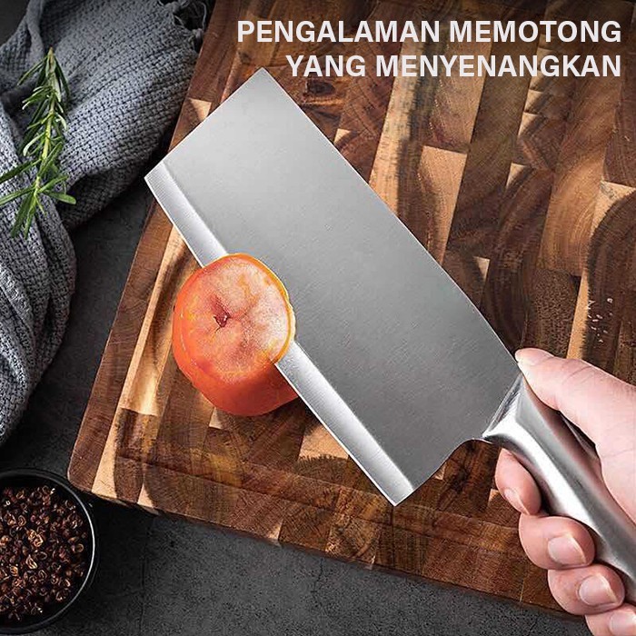 GM Bear Pisau Dapur Set (5 in 1) Stainless Steel 1311 - Kitchen Knife