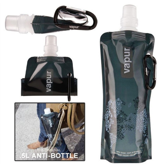 Botol Tempat Minum Lipat Mini Camping Outdoor Freezing Anti Bottle