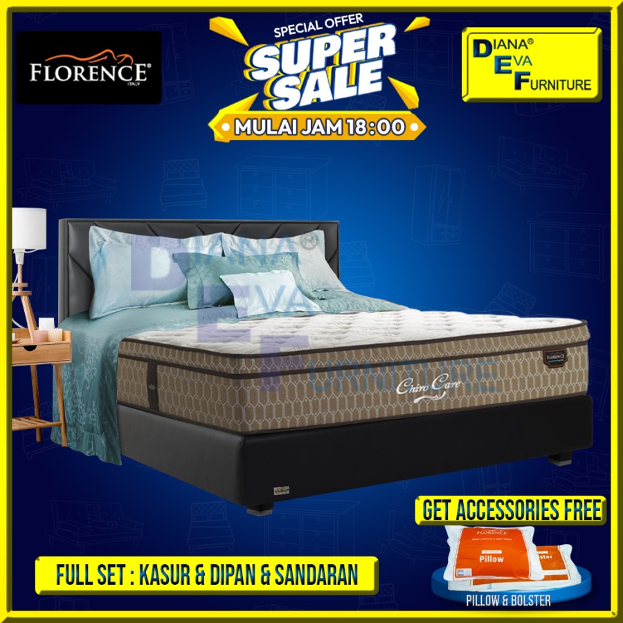 Florence Chiro Care Promo Set Mattras Springbed