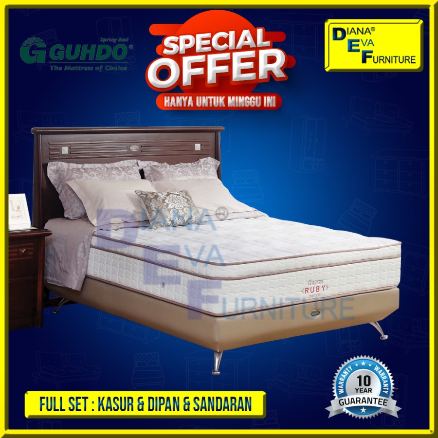 Guhdo Ruby Dream Set Kasur Springbed (Drevo)