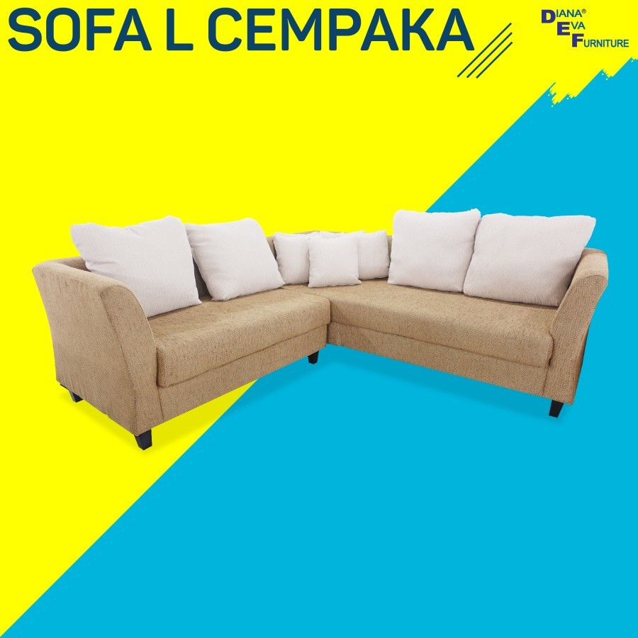 Sofa L Cempaka (kursi sudut)