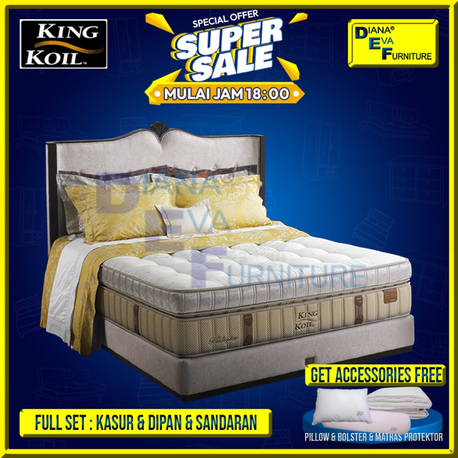 King Koil Masterpiece Promo Set Kasur Springbed