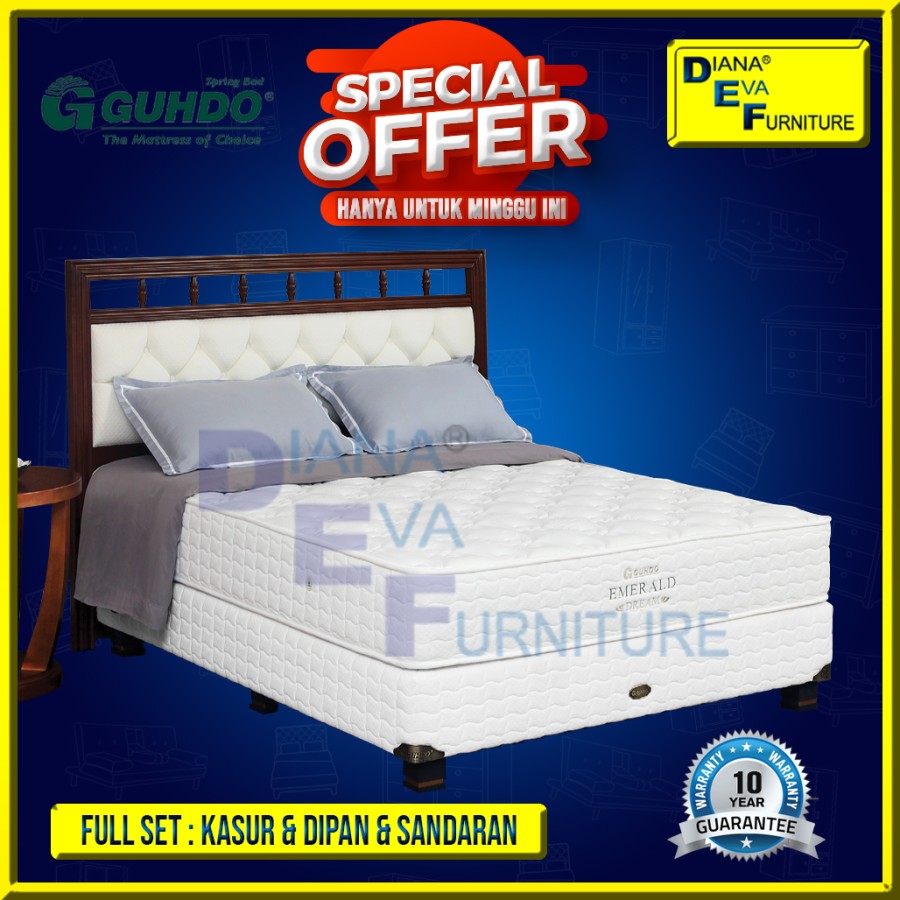 Guhdo Emerald Dream Set Kasur Springbed (Executive) - 140x200