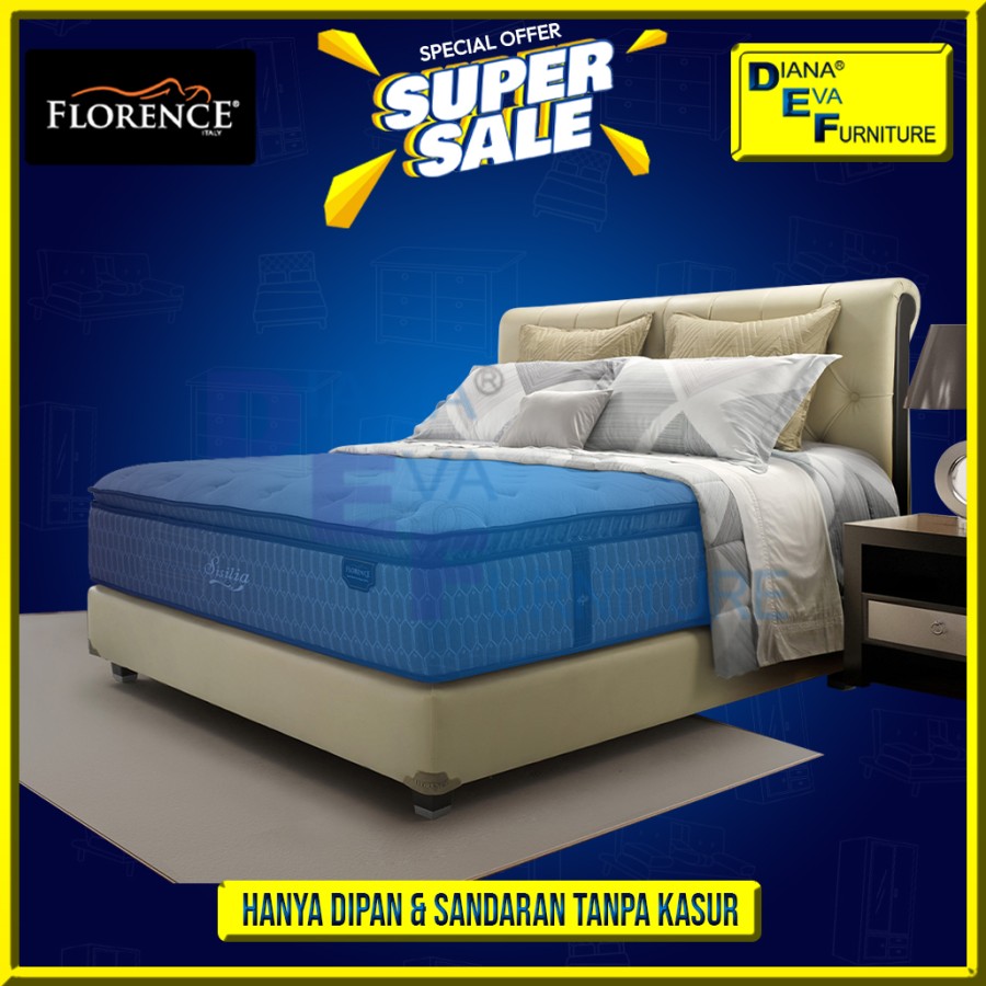 Florence Bedset Basilica (Dipan + Sandaran Tanpa Kasur/Matras)