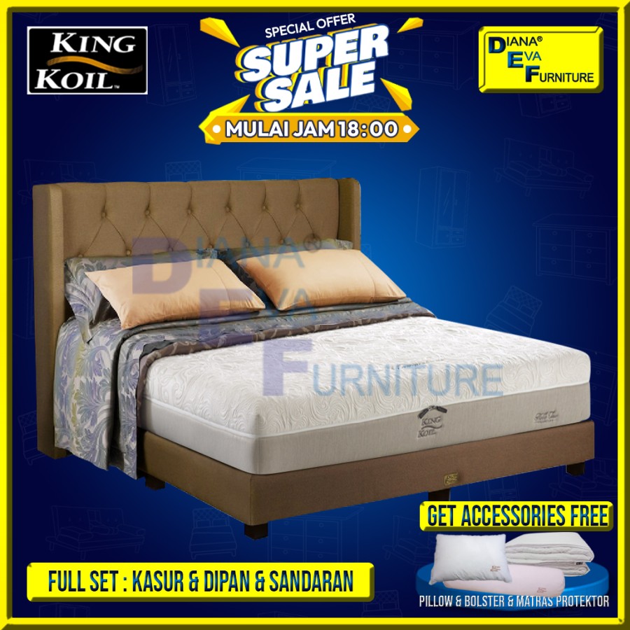 King Koil Marques Promo Set II Kasur Full Latex
