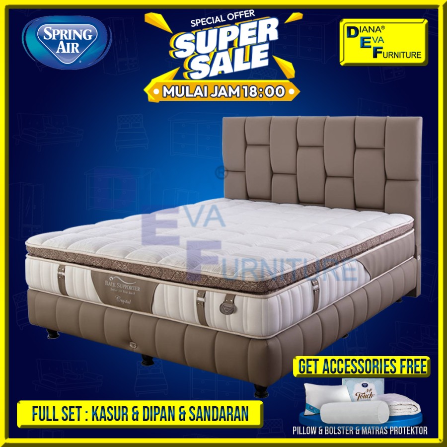Spring Air CRYSTAL Set Matras Springbed - 120x200