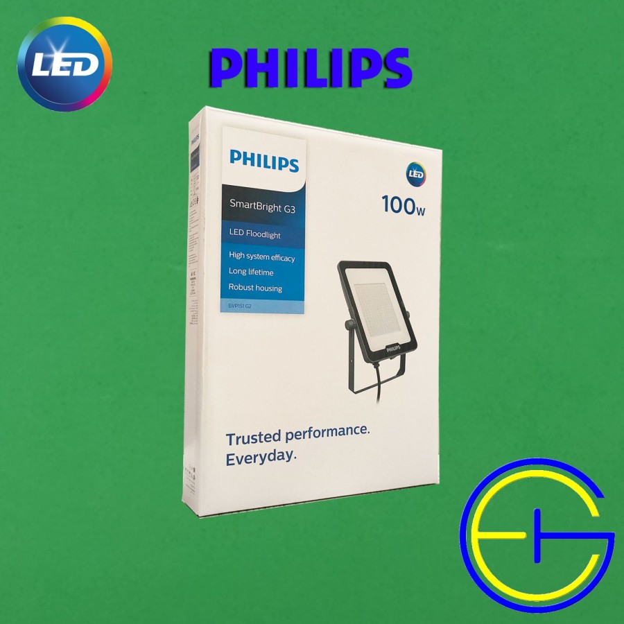 Lampu Sorot Philips BVP151 LED120 100W WB GREY CE Floodlight
