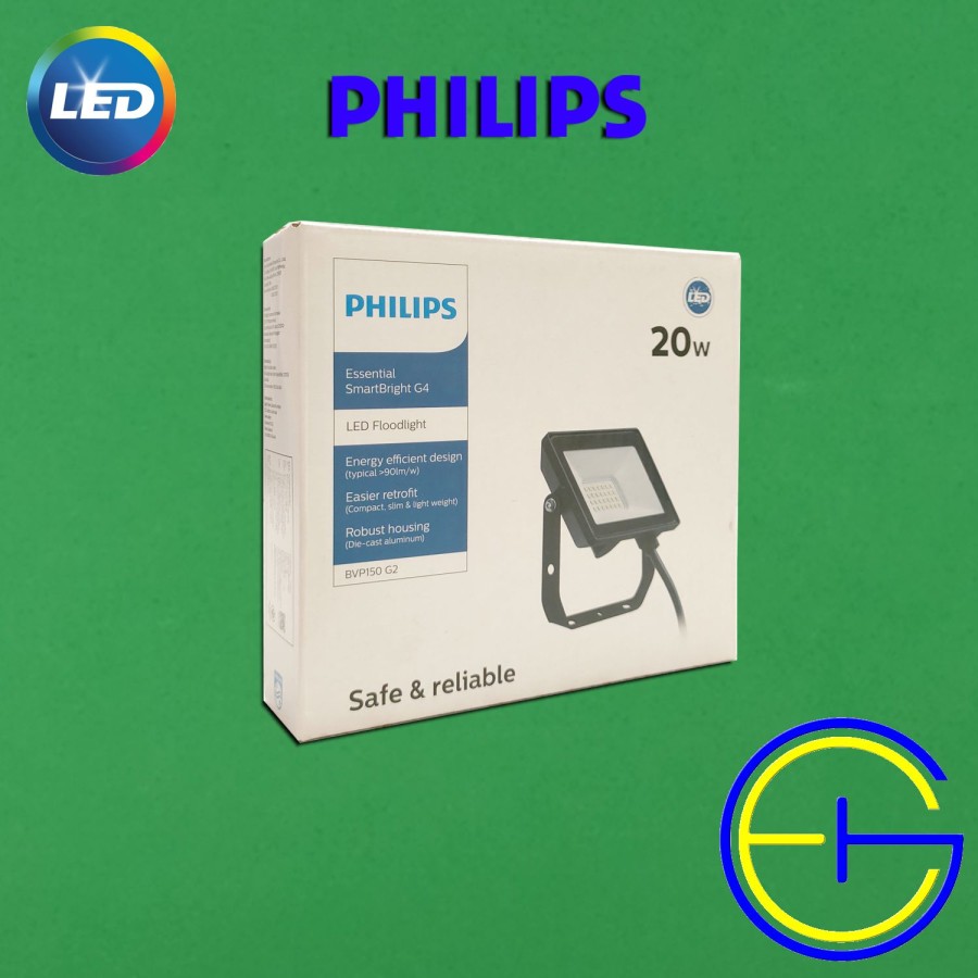 Lampu Sorot Philips BVP150 LED18 Gen2 220-240V 20W SWB ID GM Floodlight