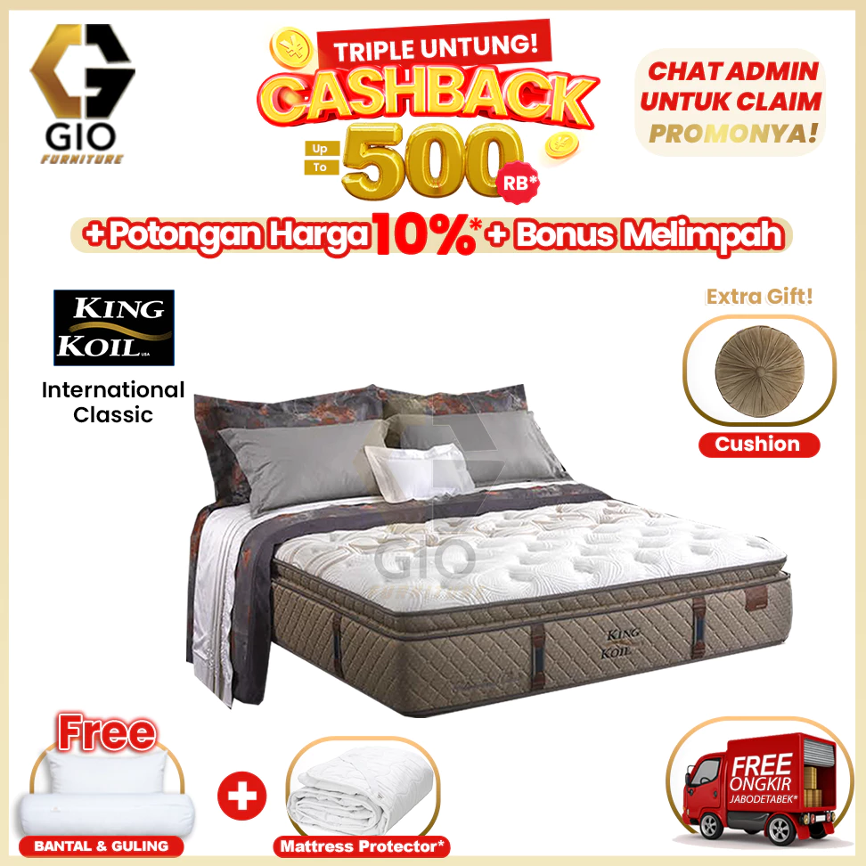 Kasur/Springbed International Classic Kingkoil (Mattress Only)