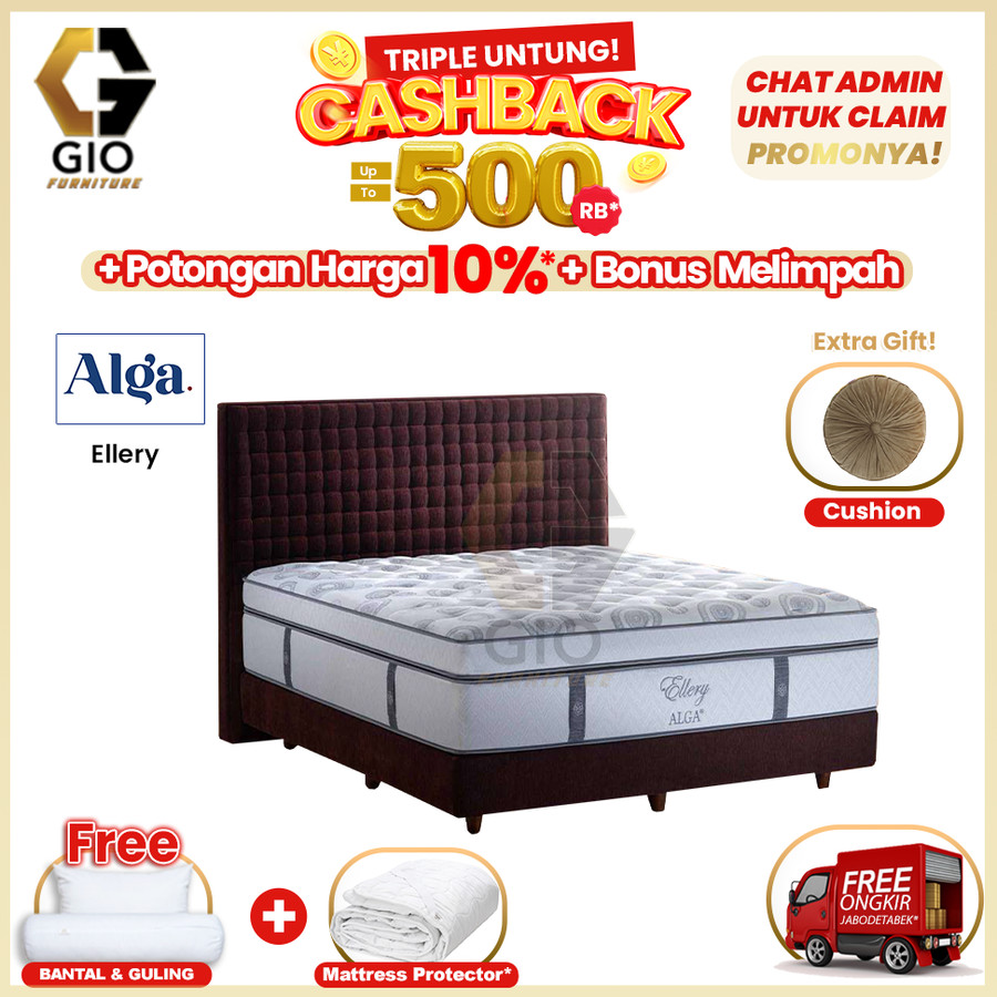 Alga Kasur/Springbed Ellery (Fullset)