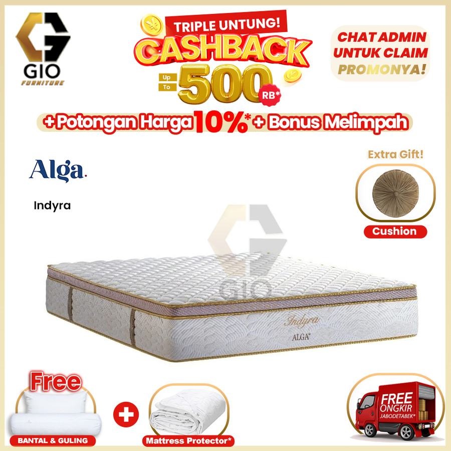Promo! Alga Kasur Springbed Indyra (Mattress Only)