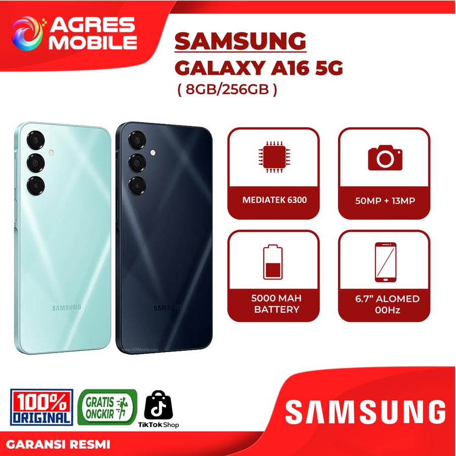 FREE ADAPTER] SAMSUNG GALAXY A16 5G ( 8GB/256GB ) GARANSI RESMI
