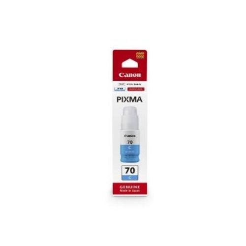 Tinta Original Canon 70 Cyan GI70C - Tinta Canon G5070 G6070 G7070 GM2070 GM4070