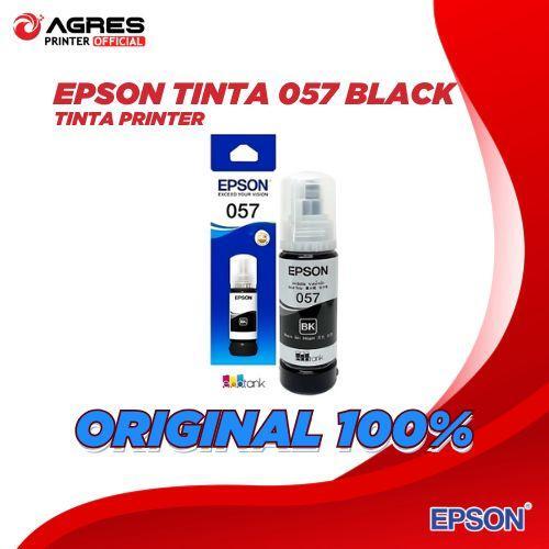 EPSON TINTA REFILL 057 BLACK - TINTA REFILL UNTUK EPSON L8050 L18050 TINTA ORIGINAL