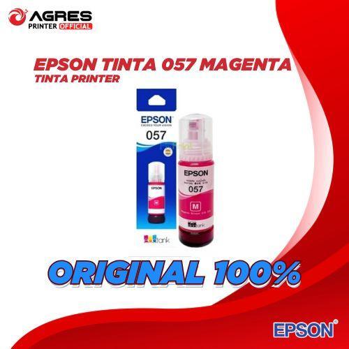 EPSON TINTA REFILL 057 MAGENTA - TINTA REFILL UNTUK EPSON L8050 L18050 TINTA ORIGINAL