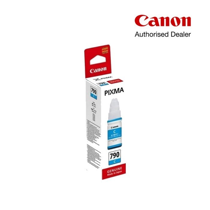 CANON Tinta Printer GI 790 CYAN Colour Warna Original Cartridge GI790