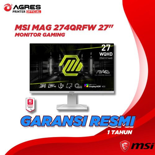 MSI MAG275QF 27 WQHD 180Hz 27" INCH FLAT IPS GAMING MONITOR