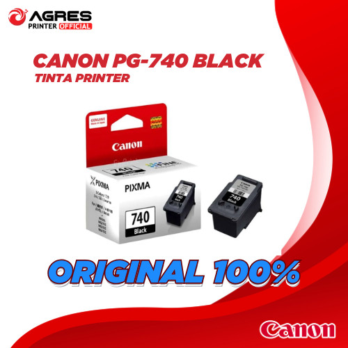 Tinta Original Canon 740 Pigment Black PG-740 - Tinta Canon MG3670 MX397 - Tinta Cartridge Katrid