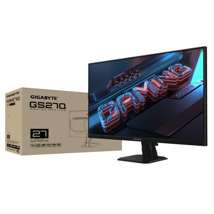GIGABYTE MONITOR GAMING GS27Q 170HZ QHD 27" INCH IPS PANEL