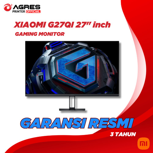 XIAOMI G27QI 27" INCH 2K 16:9 FLAT IPS 100% SRGB 180HZ 3Y QHD
