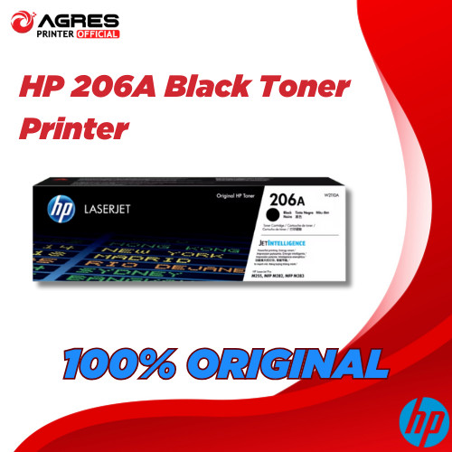 HP TONER 206A Black Color Original Laserjet Cartridge - Hitam