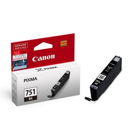 Tinta Original Canon 751 Black PGI-751 BK - Tinta Canon PIXMA iP8770 iX6770 iX6870 - Tinta Cartridge Katrid