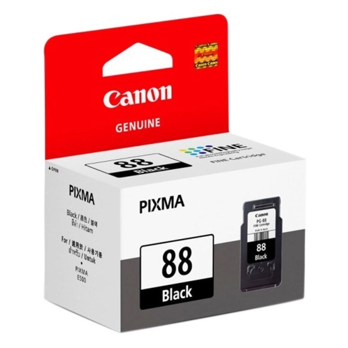 Tinta Original Canon 88 Black PG88 - Tinta Canon E500 E510 E600 E610 - Tinta Cartridge Katrid