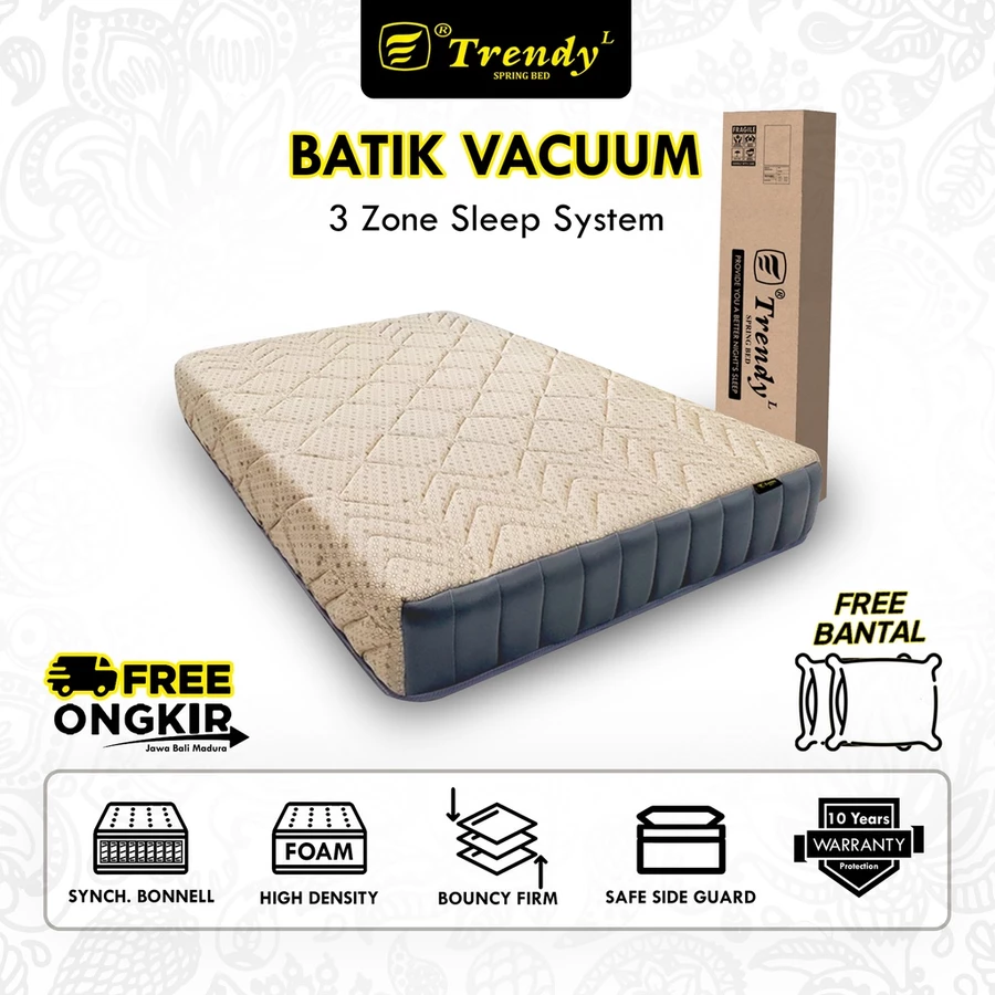Trendy Batik Press Synchronized Spring Bed - Vacuum Press Roll