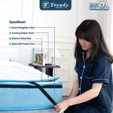 Kody Trendy Cooling Pad - Lapisan Pelindung Alas Kasur Kasur Dingin