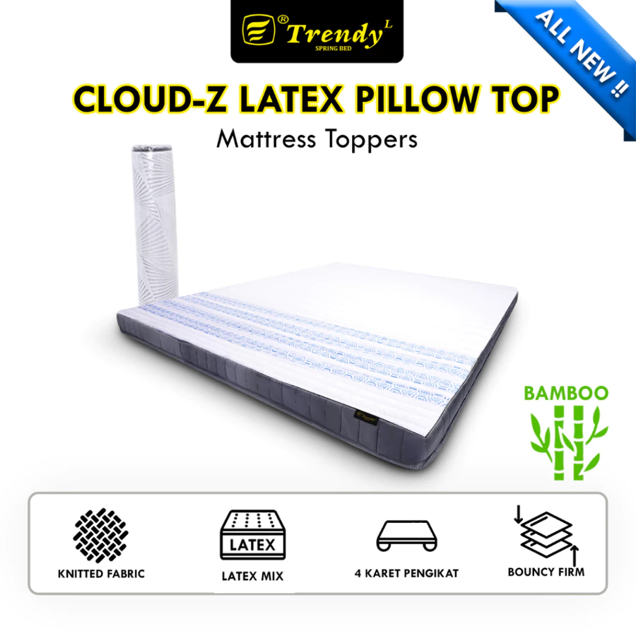Trendy Cloud Z Latex Toppers - Plush Top Latex