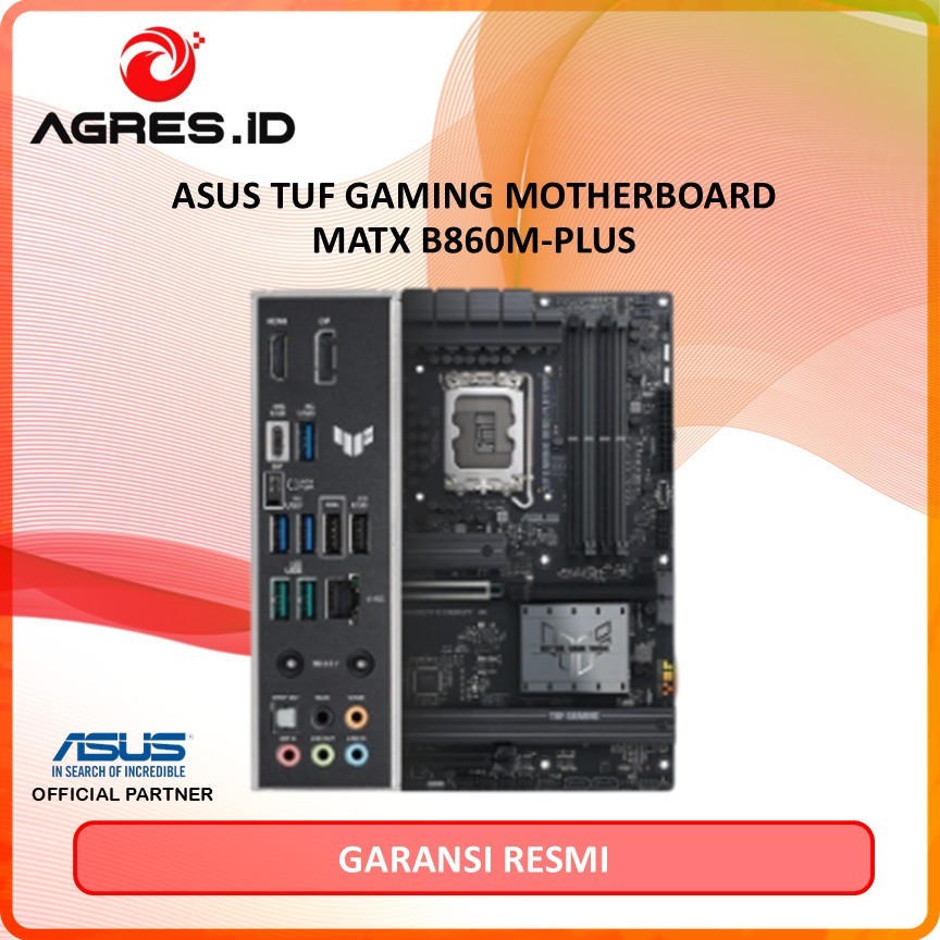 ASUS TUF GAMING MOTHERBOARD MATX B860M-PLUS WIFI LGA1700