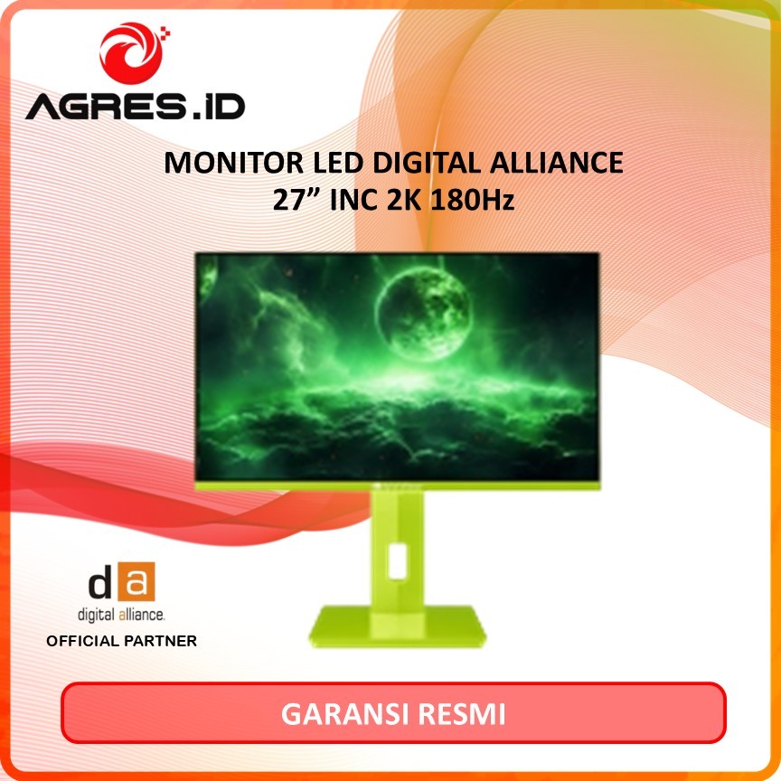 Monitor LED Digital Alliance 27" Inch IPS 2K 180Hz