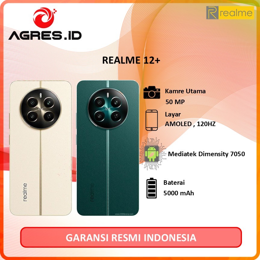 REALME 12+ 5G 8GB 256GB Garansi Resmi