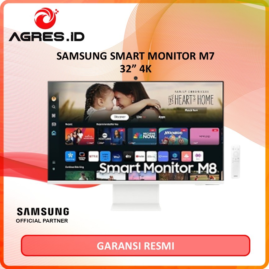 SAMSUNG SMART MONITOR M7 LS32DM70 32” 4K UHD HDMI HDR10 SPEAKER