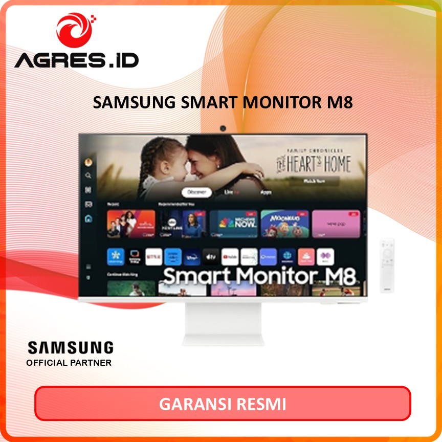 SAMSUNG SMART MONITOR M8 LS32DM80 32” 4K UHD HDMI HDR10 SPEAKER