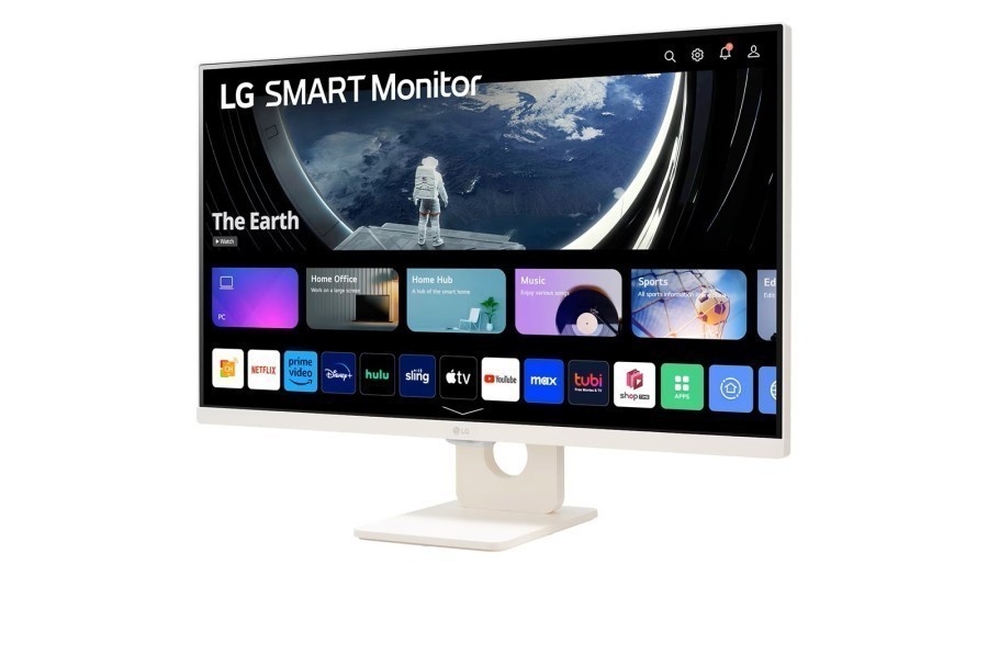 LG 27SR50F-W - 27" IPS FHD Smart Monitor with WebOS