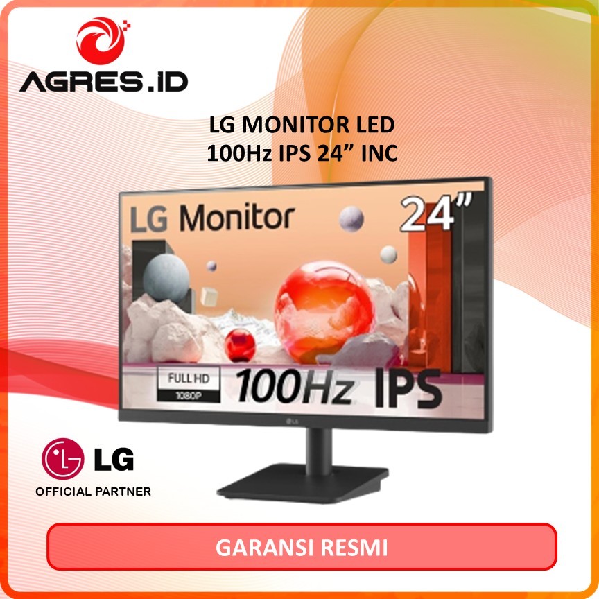 Led Monitor LG 24MS500 24" Fhd IPS 100Hz 5ms Amd FreeSync Hdmi