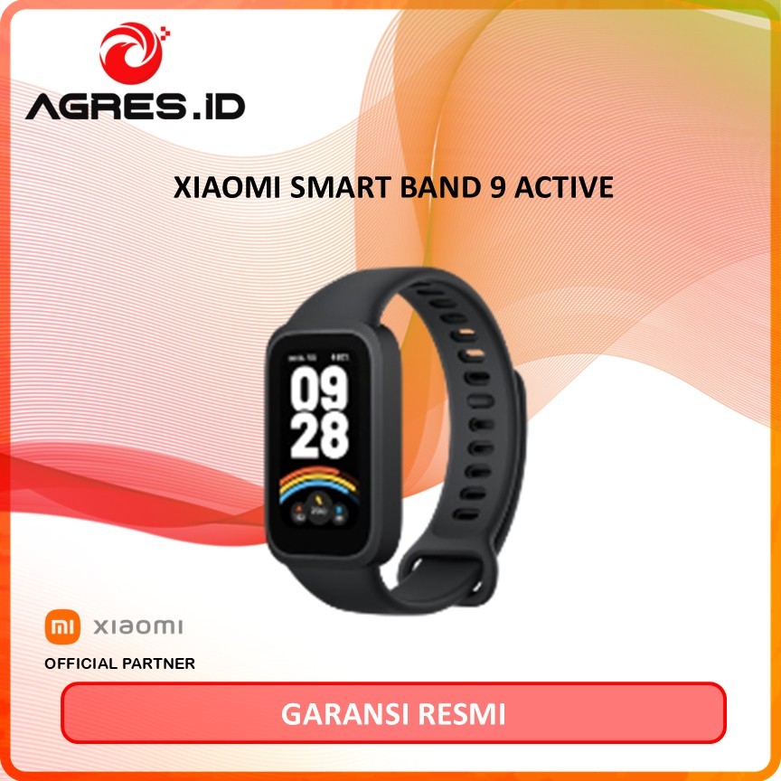Xiaomi Smart Band 9 Active | Bodi 9,99 mm | Tahan Air Hingga 50 Meter | 50+ Mode Olahraga