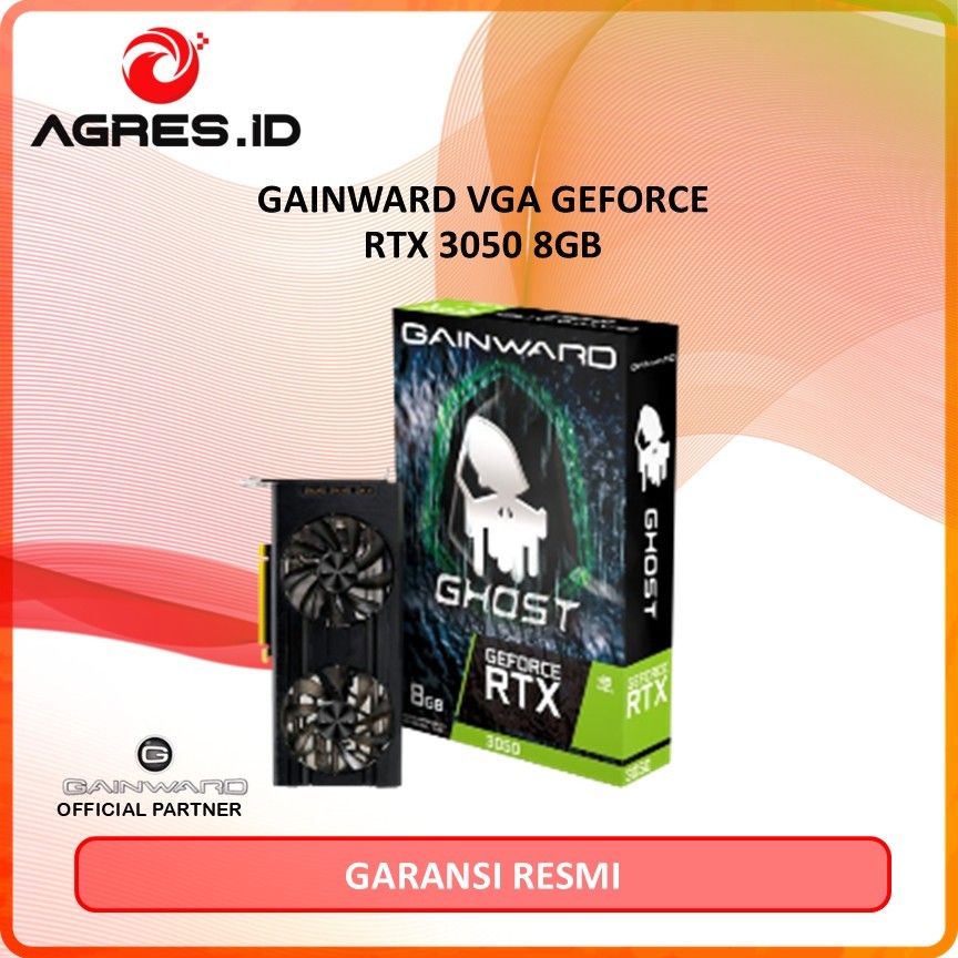GAINWARD VGA GEFORCE RTX 3050 8GB GHOST GDDR6 GAMING VGA CARD