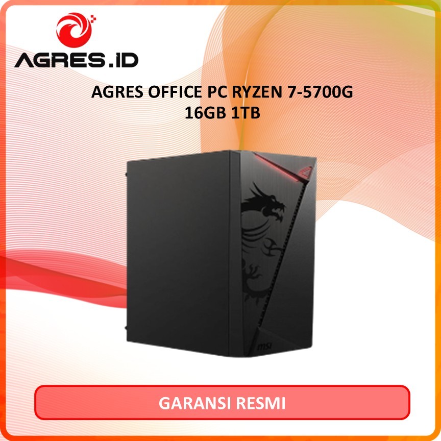 AGRES OFFICE PC RYZEN 7 5700G 16GB 256/512.1TB RAKITAN PC OFFICE