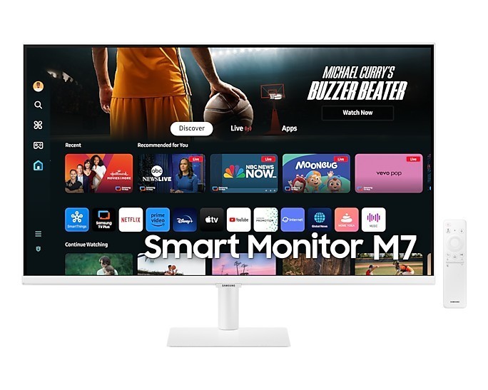 SAMSUNG SMART MONITOR M7 LS32DM70 32” 4K UHD HDMI HDR10 SPEAKER
