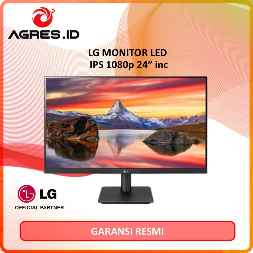 Monitor LED LG 24MP400 23.8" IPS 1080p 75Hz VGA HDMI 5ms FreeSync Vesa 75x75