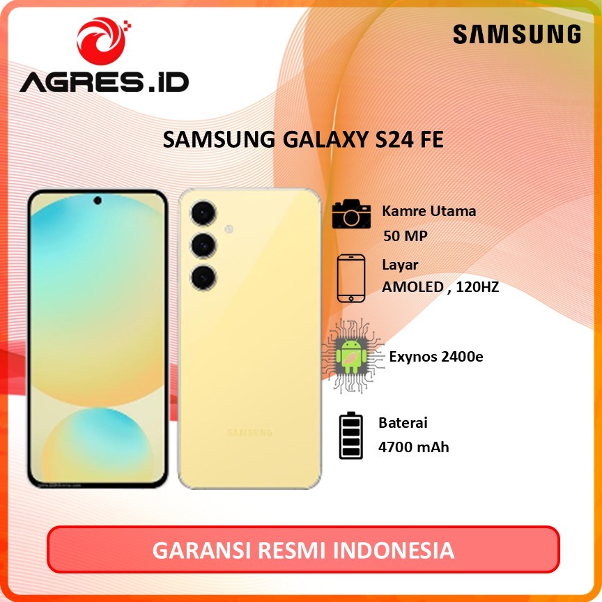 SAMSUNG GALAXY S24 FE 8GB 256GB Garansi Resmi 